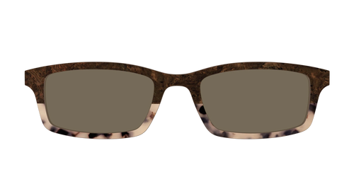 The Polarized Dark Oak Tortoise Split Sun Top