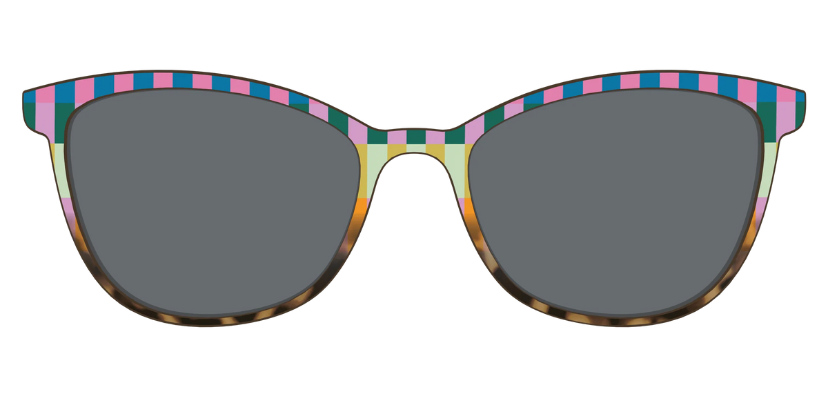 The Polarized Summer Stripes Tortoise Sun Top
