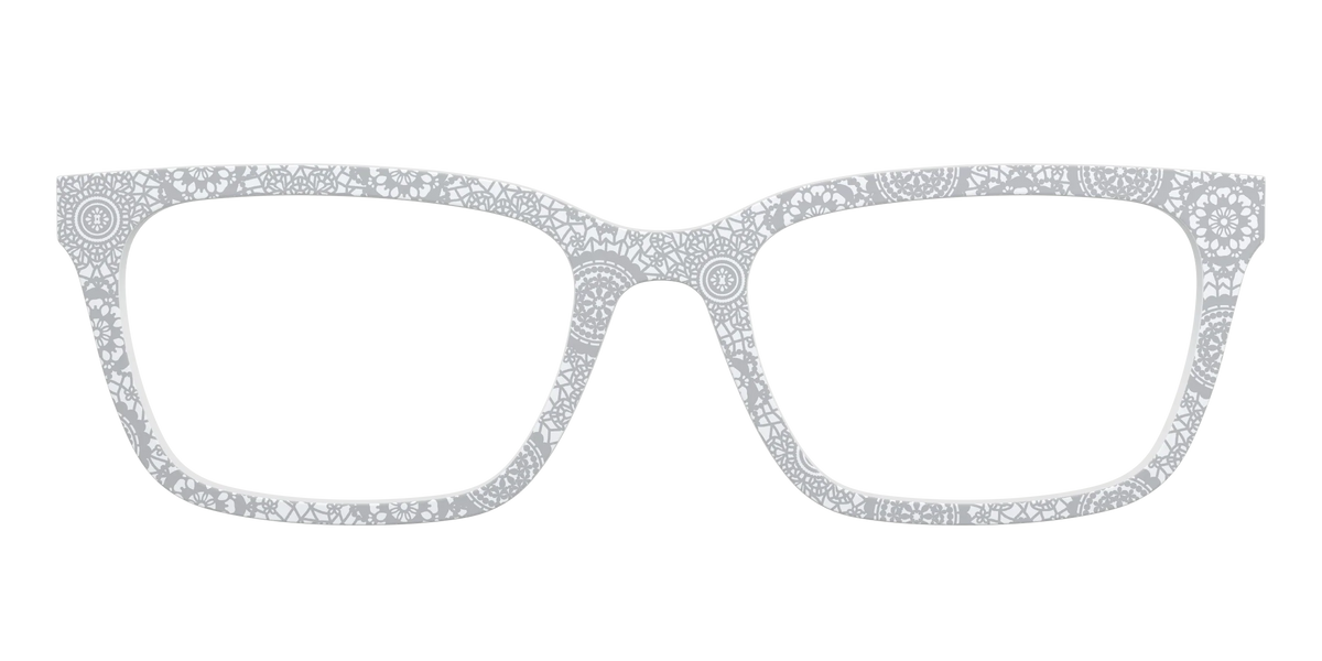 The Pale Gray Medallion Lace
