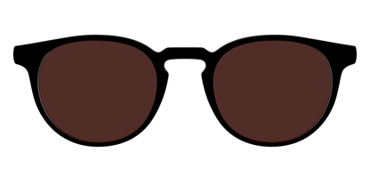 The Black with Brown Golf Lens