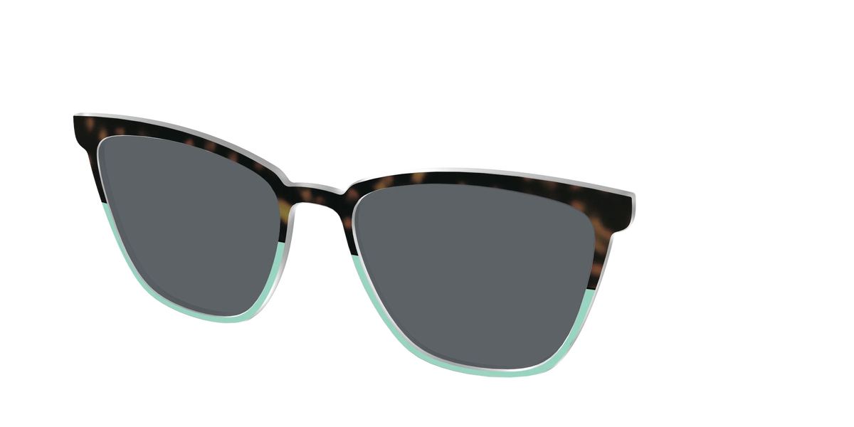 The Polarized Matcha Split Sun Top