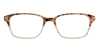 The Khaki Tortoise Crystal Split with Gold Flakes