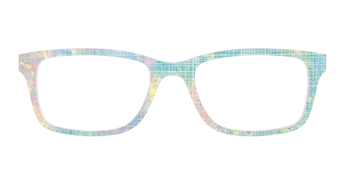 The Pastel Gradient with Holographic Hatching