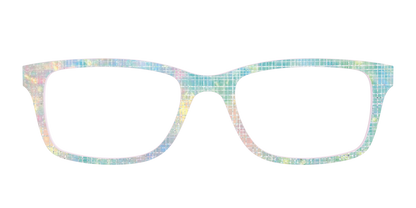 The Pastel Gradient with Holographic Hatching