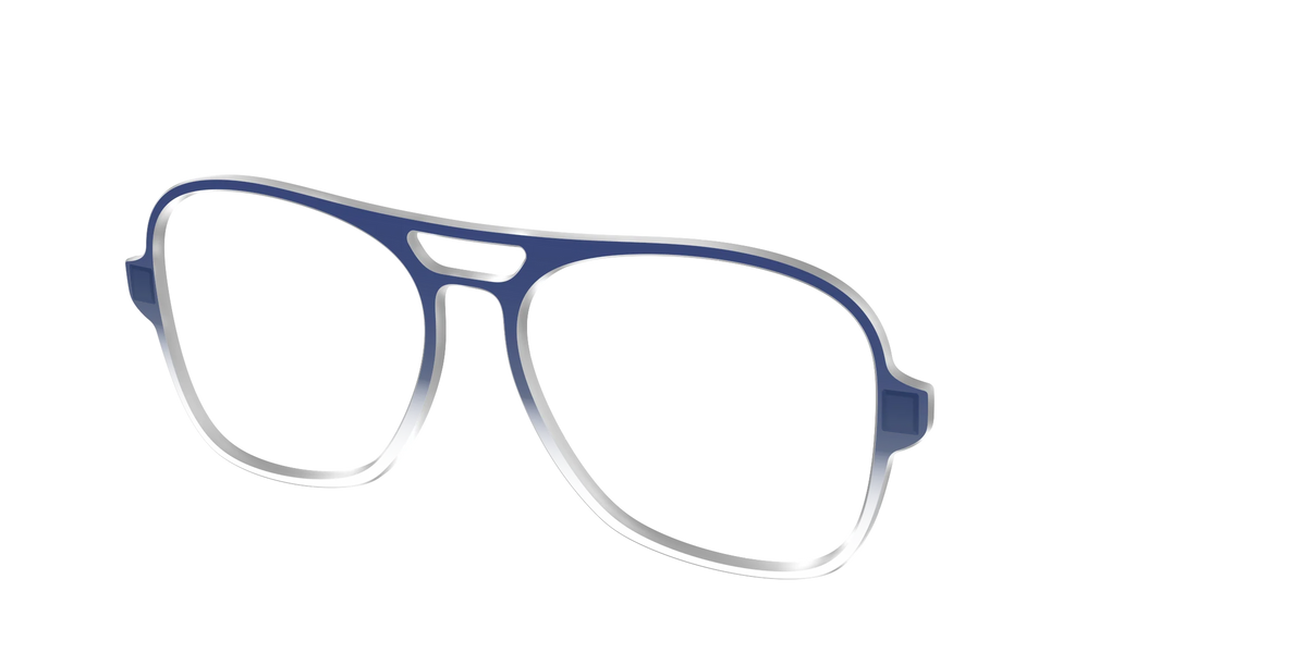 The Navy Gradient Crystal