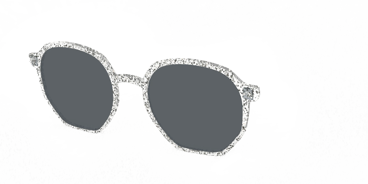 The Polarized Silver Sparkle Sun Top
