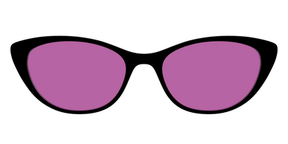 The Black with Violet Golf Lens