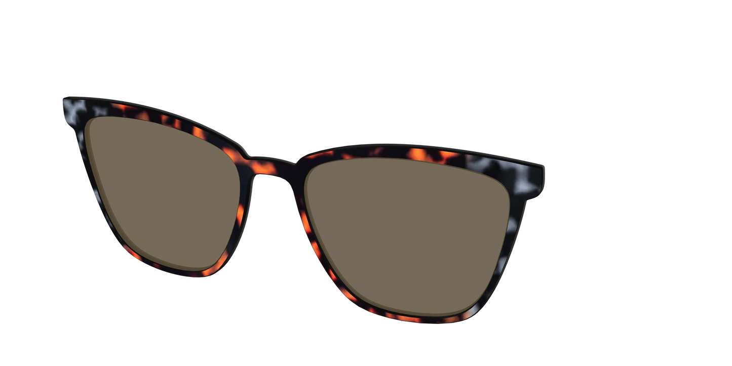 The Polarized Gray & Amber Tortoise Sun Top