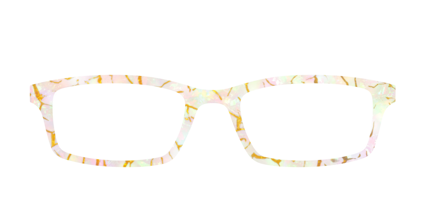 The Opalescent Pearl with Gold Streaks