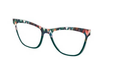 The Teal Ikat Split