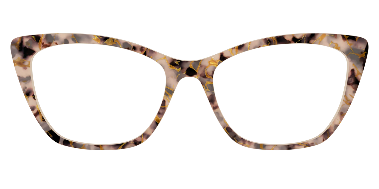 The Almond Tortoise with Gold Streaks