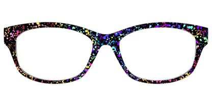 The Rainbow Splatter Black