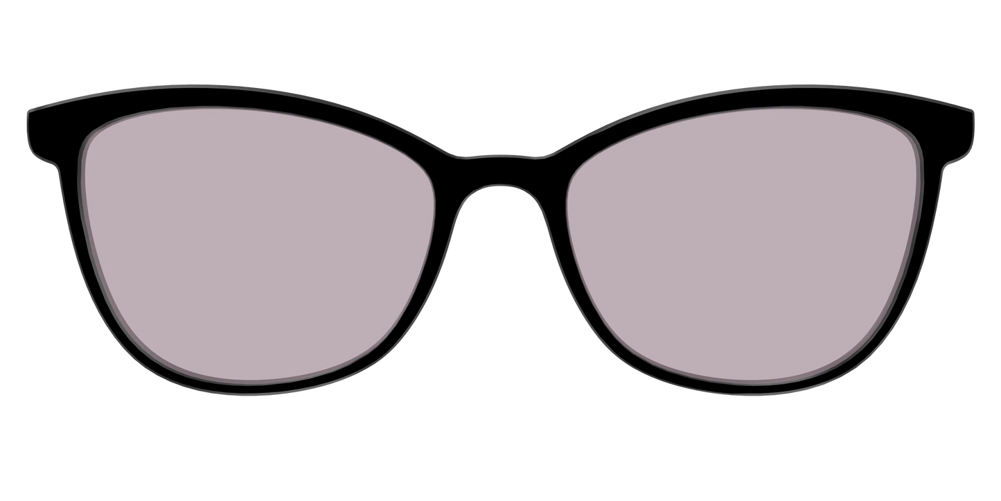 The Black with Gray Gaming Lens