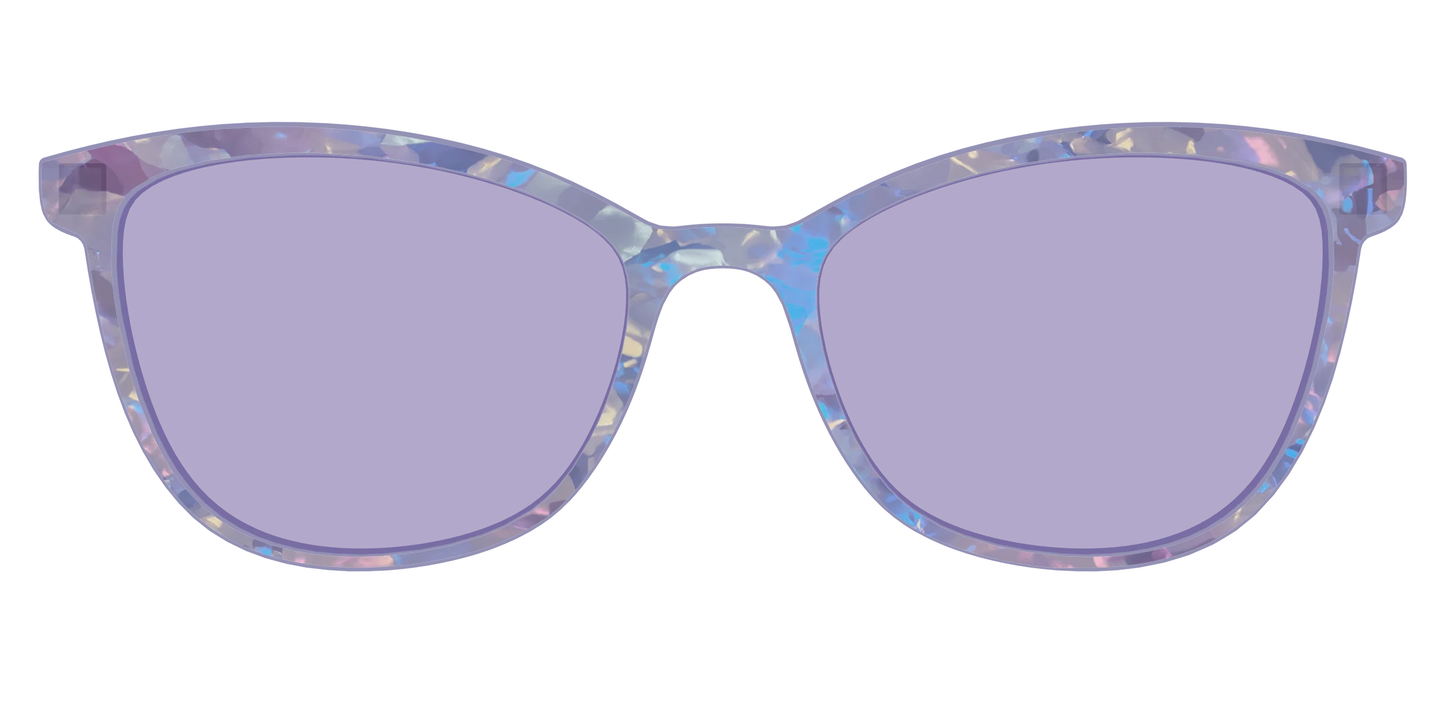 The Lavender Pearl Tort With Celestial Purple Lens