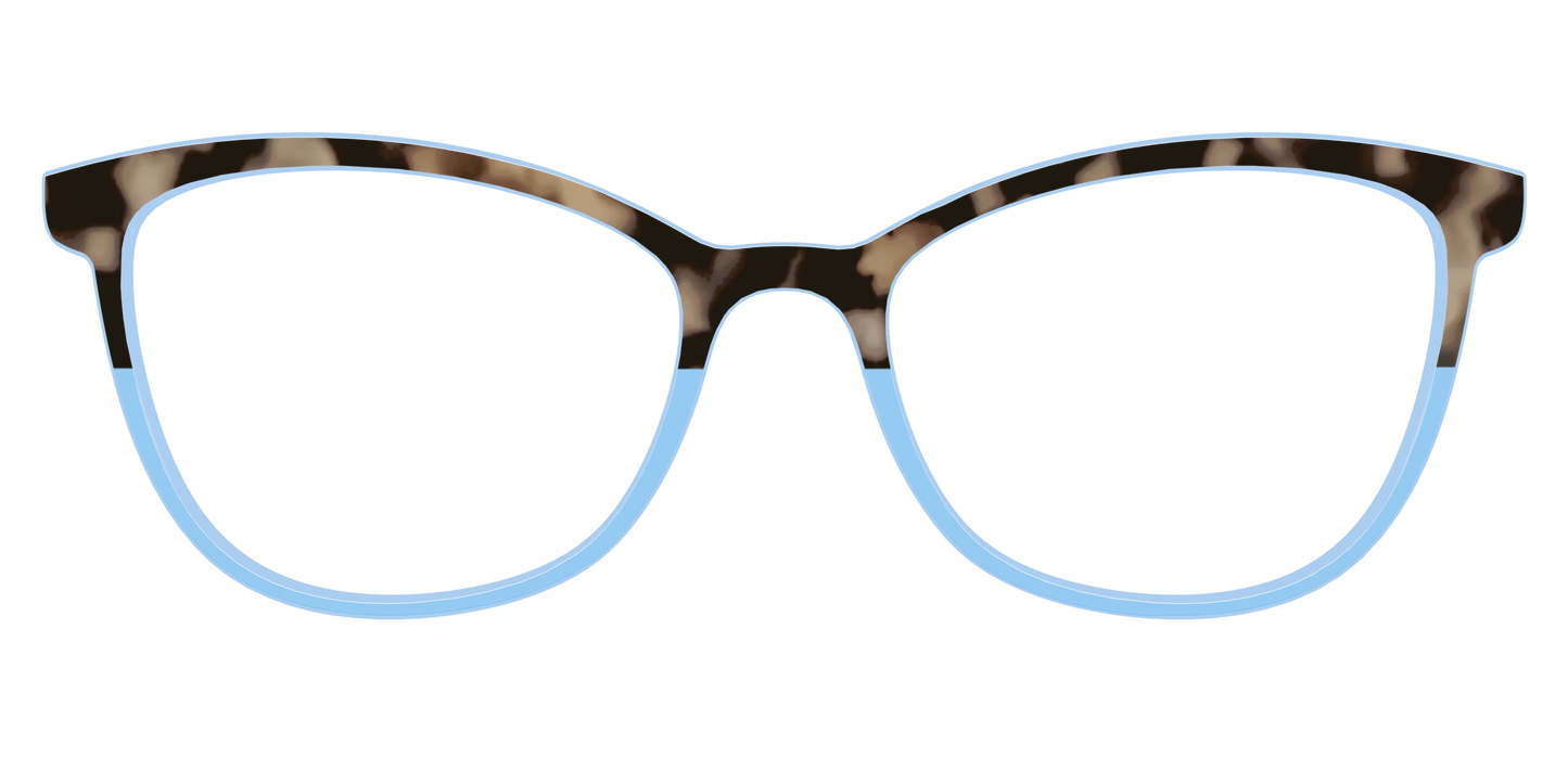 The Denim Tortoise Crystal Split