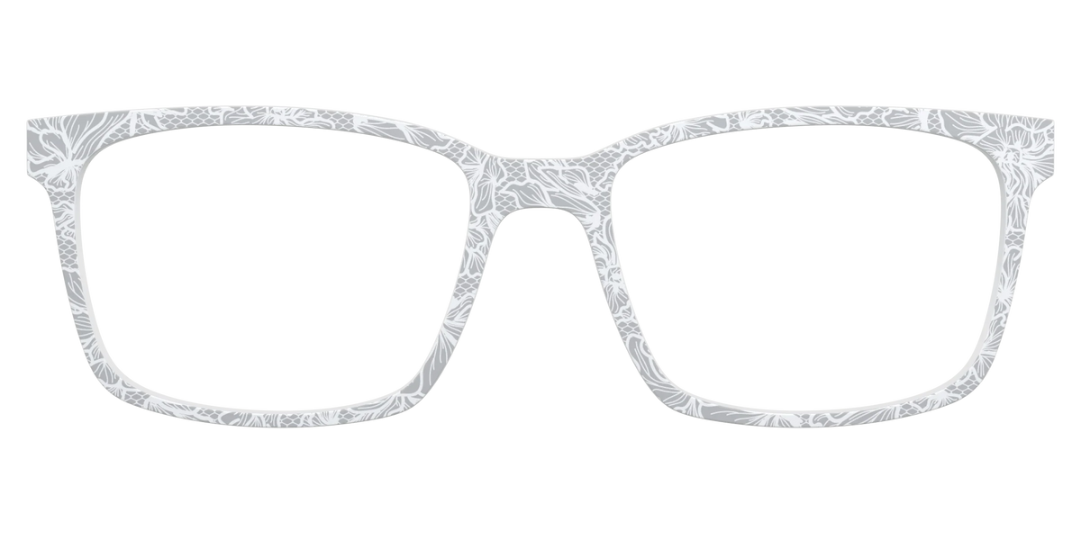 The Pale Gray Floral Lace