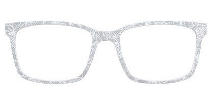 The Pale Gray Floral Lace
