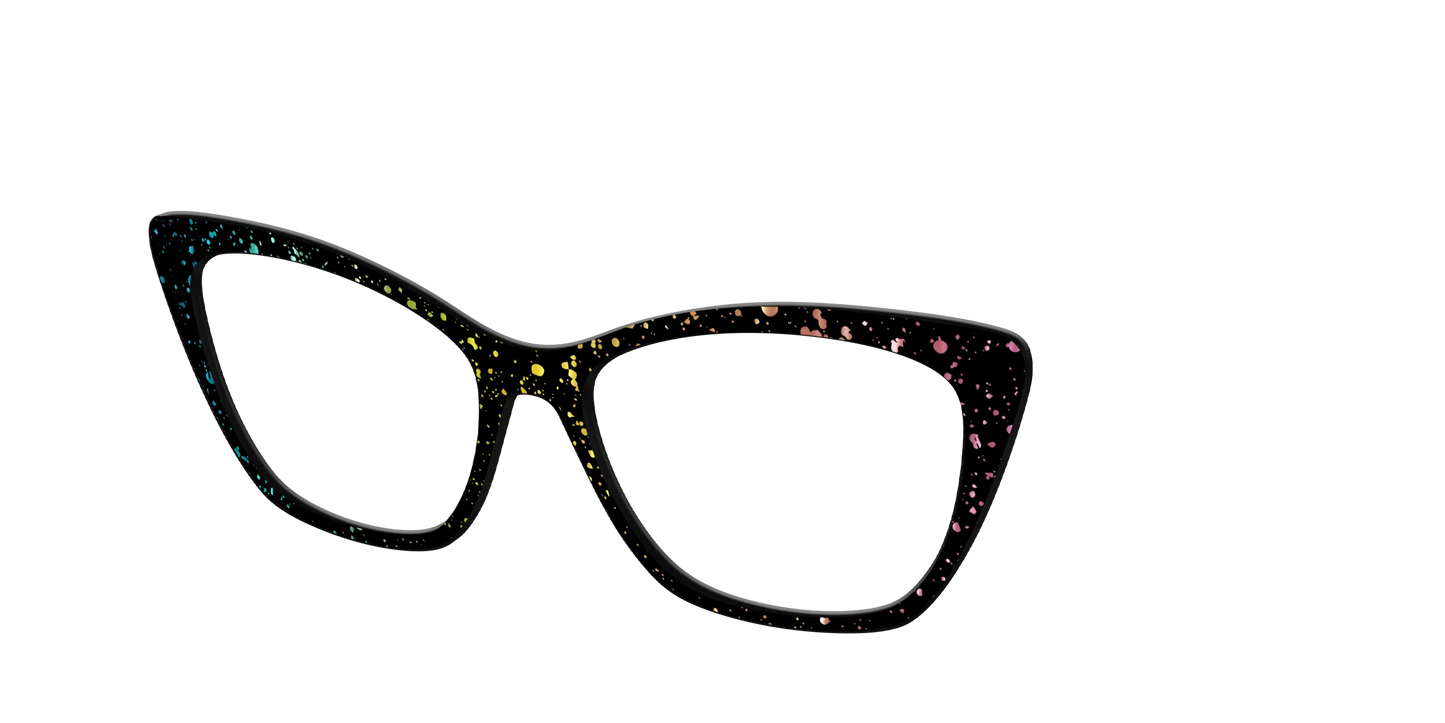 The Rainbow Foil Splatter
