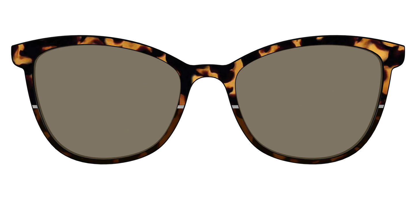 The Polarized Chic Tortoise Split Sun Top