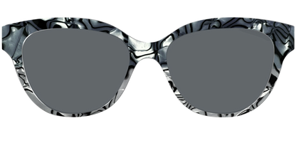 The Polarized Zebra Pearl Split Sun Top