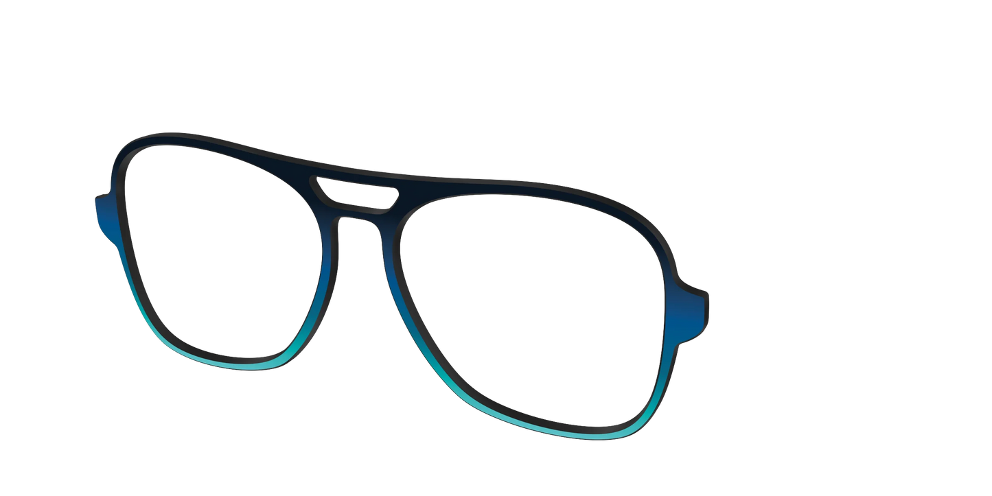 The Royal Blue to Seafoam Gradient