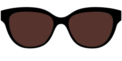 The Black with Brown Golf Lens