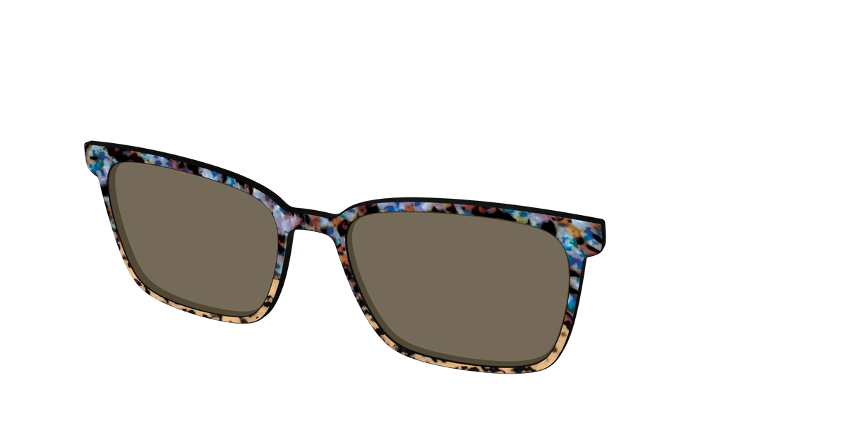 The Polarized Oasis Tortoise Split Sun Top