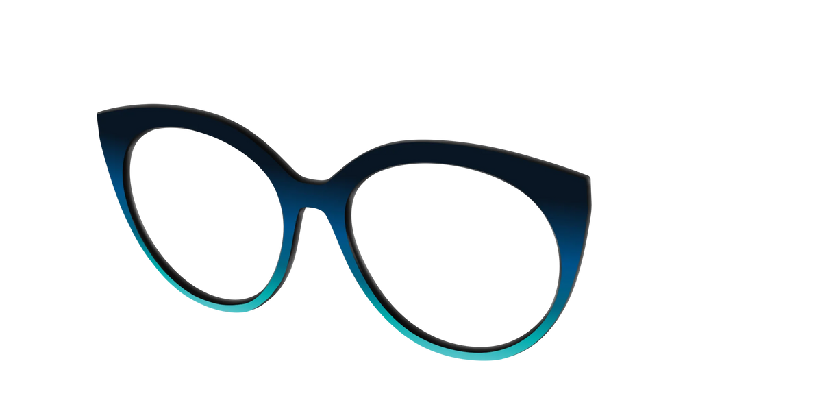 The Royal Blue to Seafoam Gradient