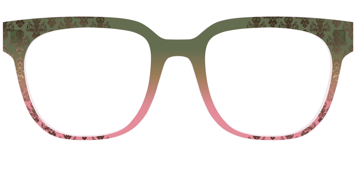 The Olive to Rose Trellis with Champagne Foil