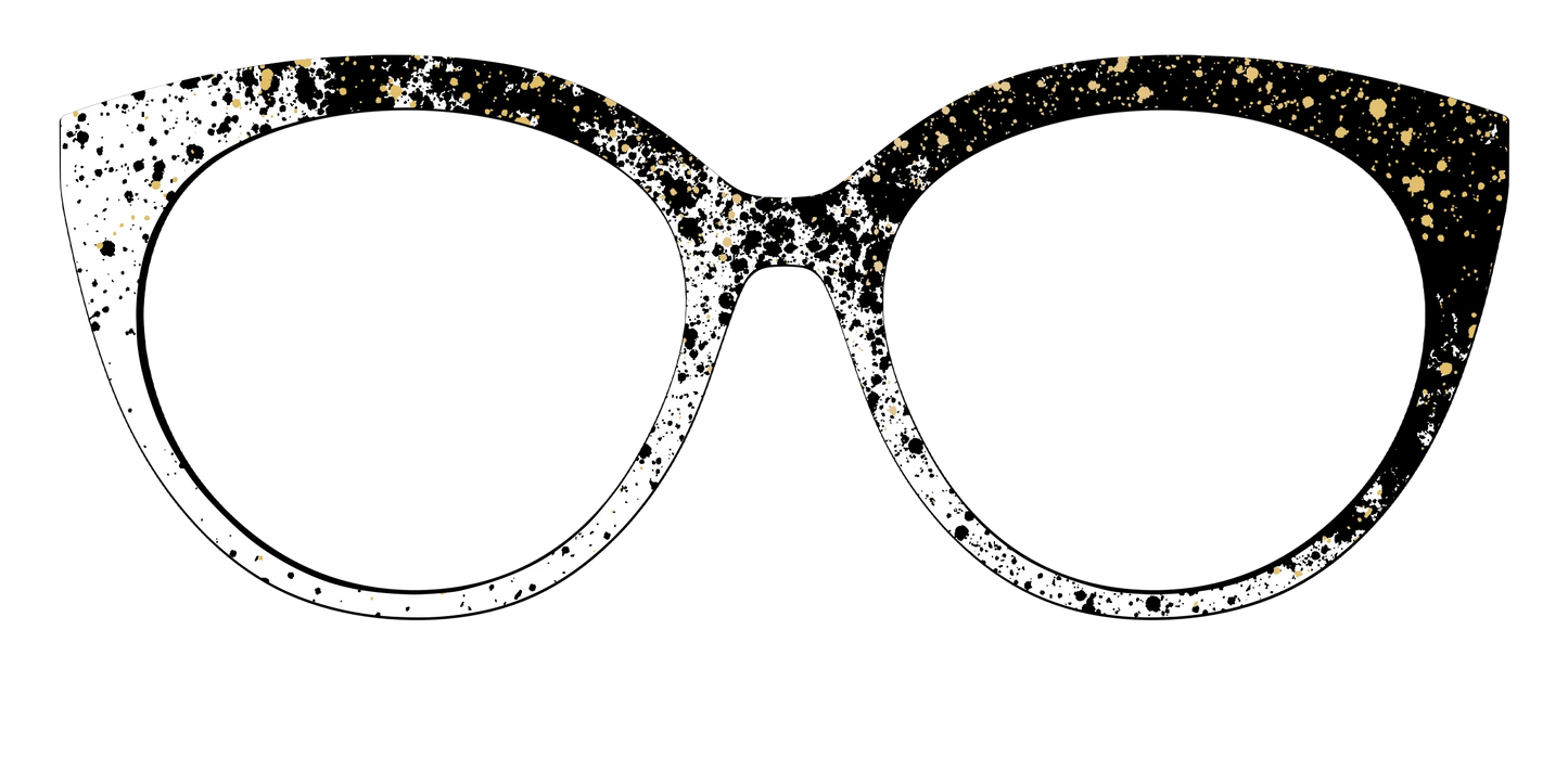 The Black & White Splatter