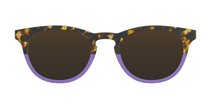 The Polarized Lavender Tortoise Split Sun Top