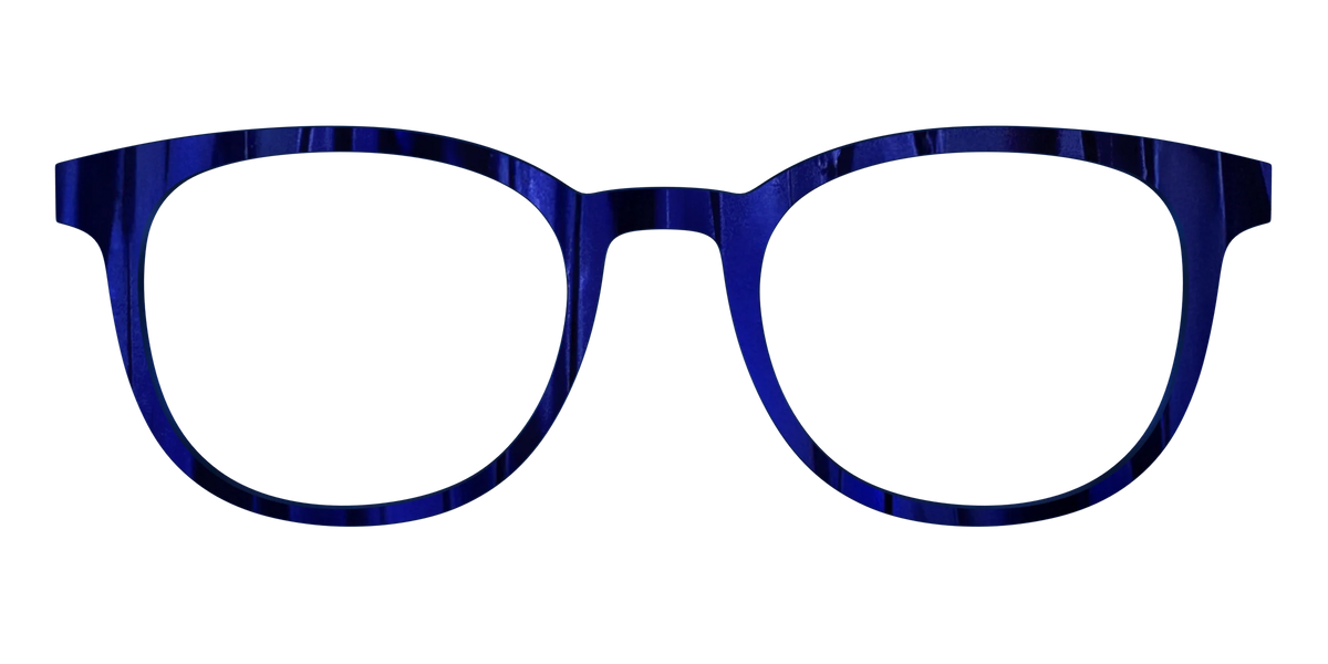 The Indigo Moire Stripes