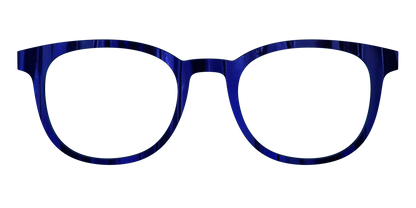 The Indigo Moire Stripes