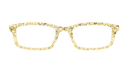 The Yellow Shimmer Petals with Gold Foil