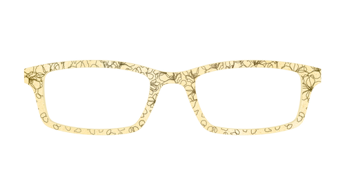 The Yellow Shimmer Petals with Gold Foil