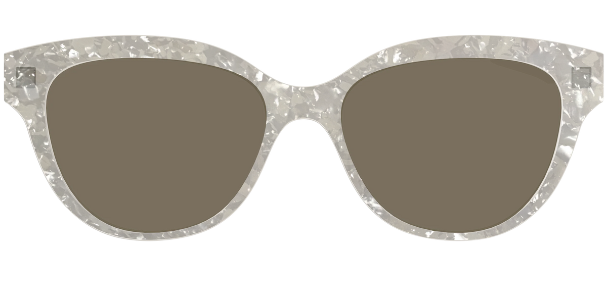 The Polarized White Quartz Pearl Sun Top