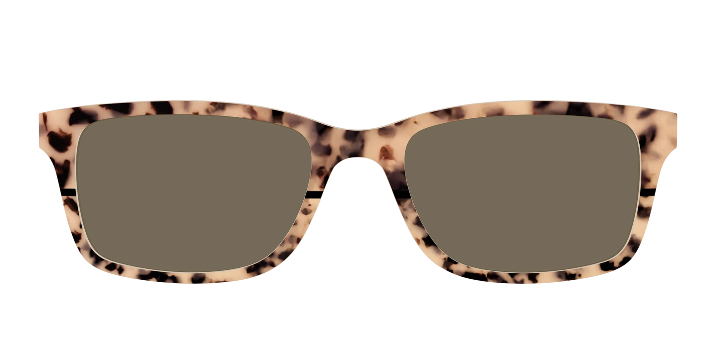 The Polarized Bisque Tortoise Split Sun Top