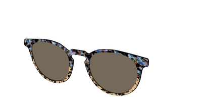 The Polarized Oasis Tortoise Split Sun Top