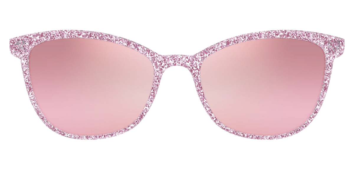 The Polarized Rose Gold Sparkle Sun Top