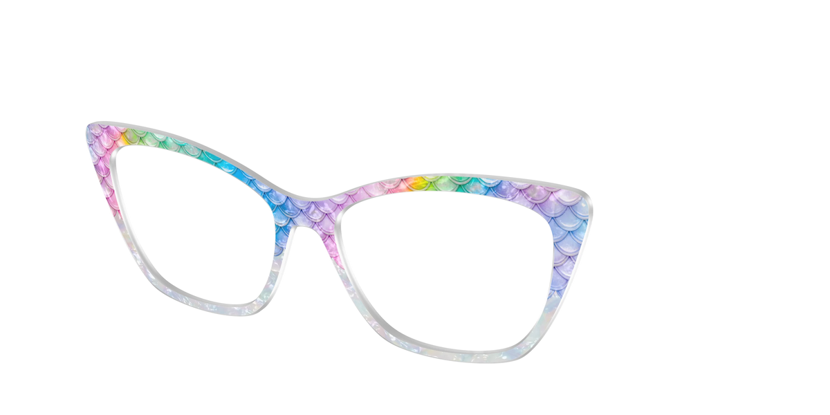 The Rainbow Pearl Scales Crystal