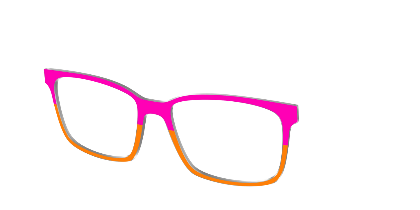 The Cerise and Tangerine Split
