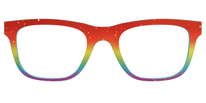 The Spectrum Gradient with Gold Flakes