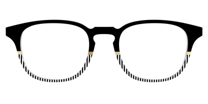 The Chic Stripes Crystal with Gold Foil