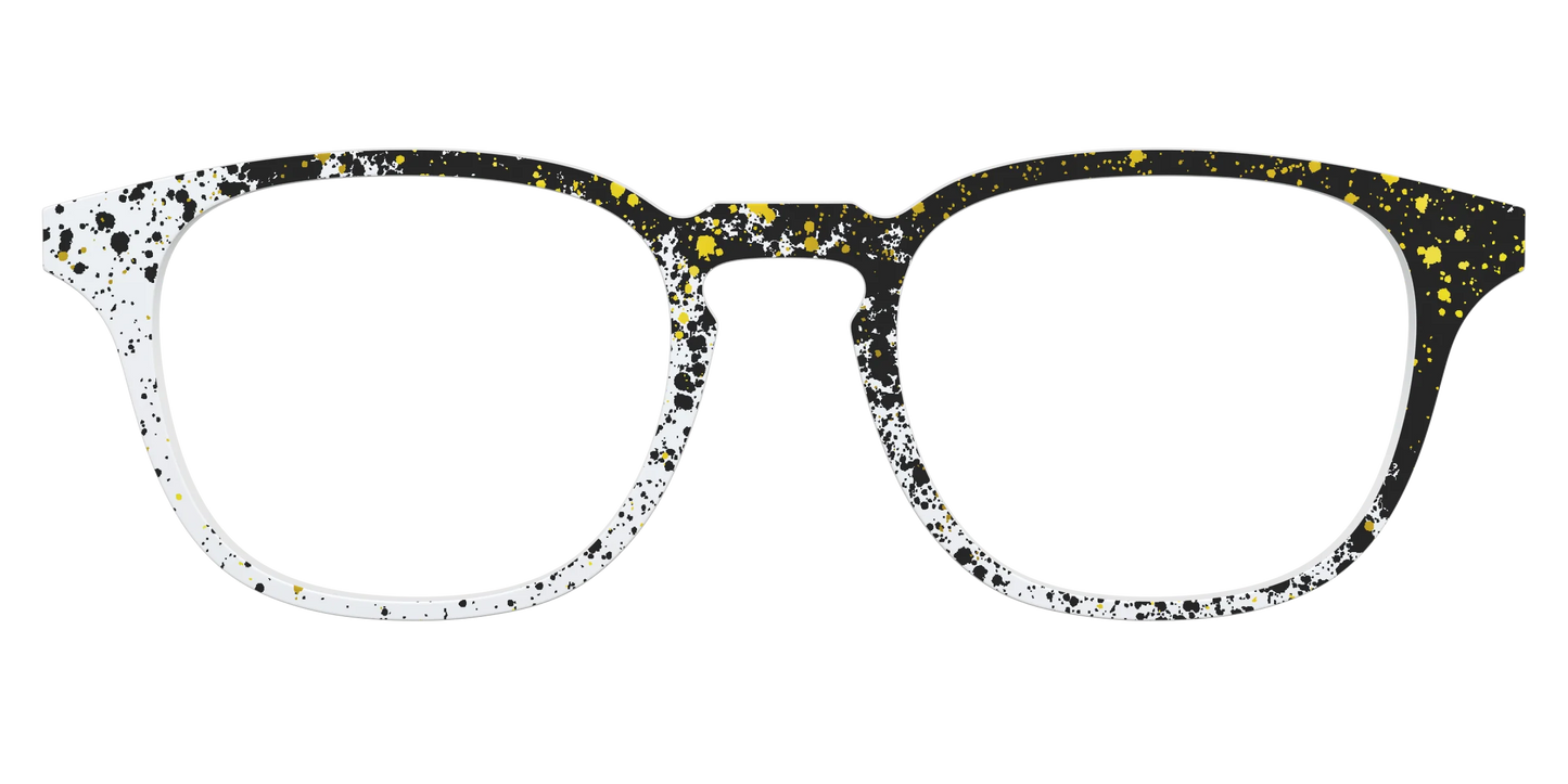 The Black & White Splatter