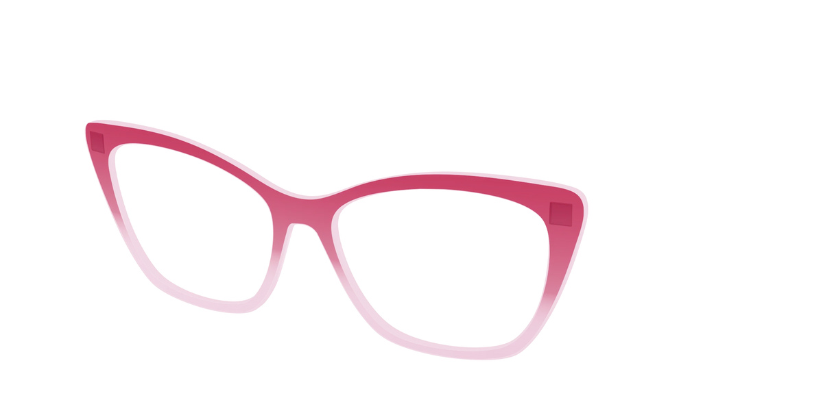 The Flamingo to Blush Gradient Crystal