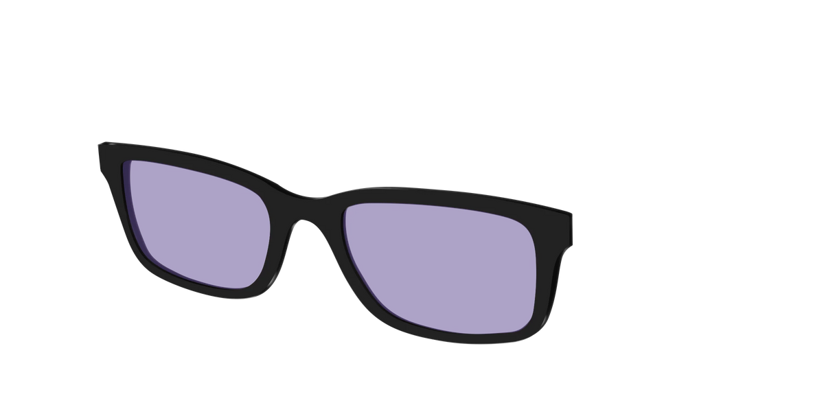 The Black With Celestial Purple Lens