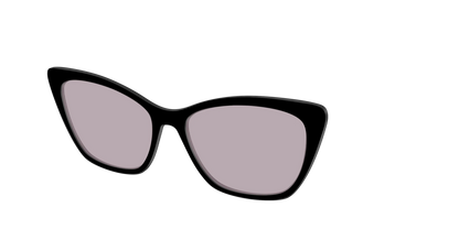 The Black with Gray Gaming Lens