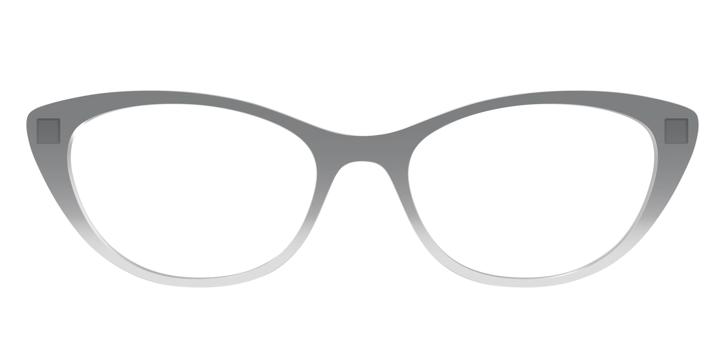 The Charcoal to Light Gray Gradient Crystal