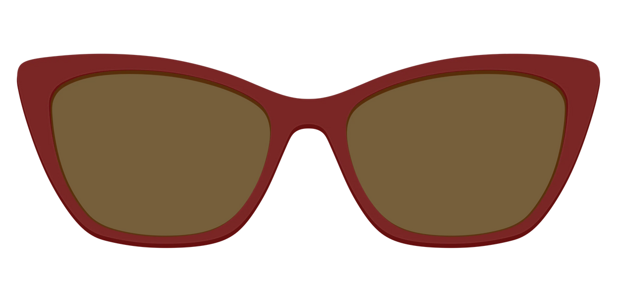 The Polarized Burgundy Sun Top