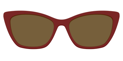 The Polarized Burgundy Sun Top